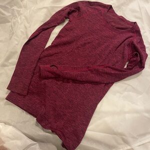 Women's Long Sleeve Lulu Pink Top